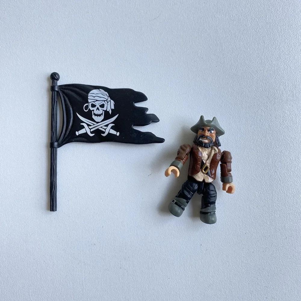 Mega Bloks Pirates Blackteeth McBaine Minifigure Sea Marauders‎ Smuggler's Fort